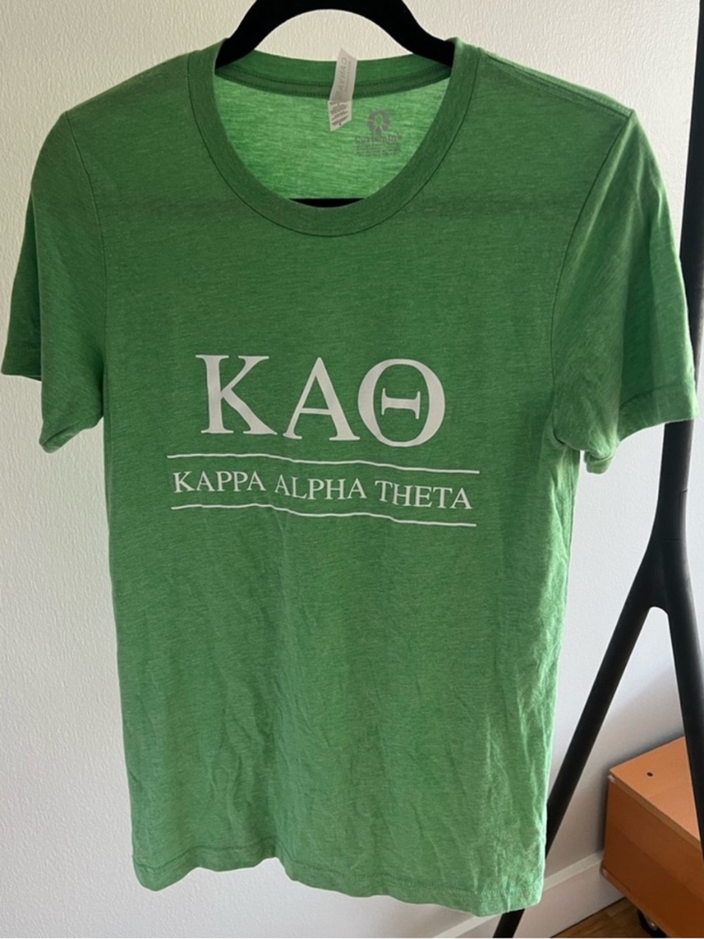 Bella Canvas Green Kappa Alpha Theta Short Sleeve Tee